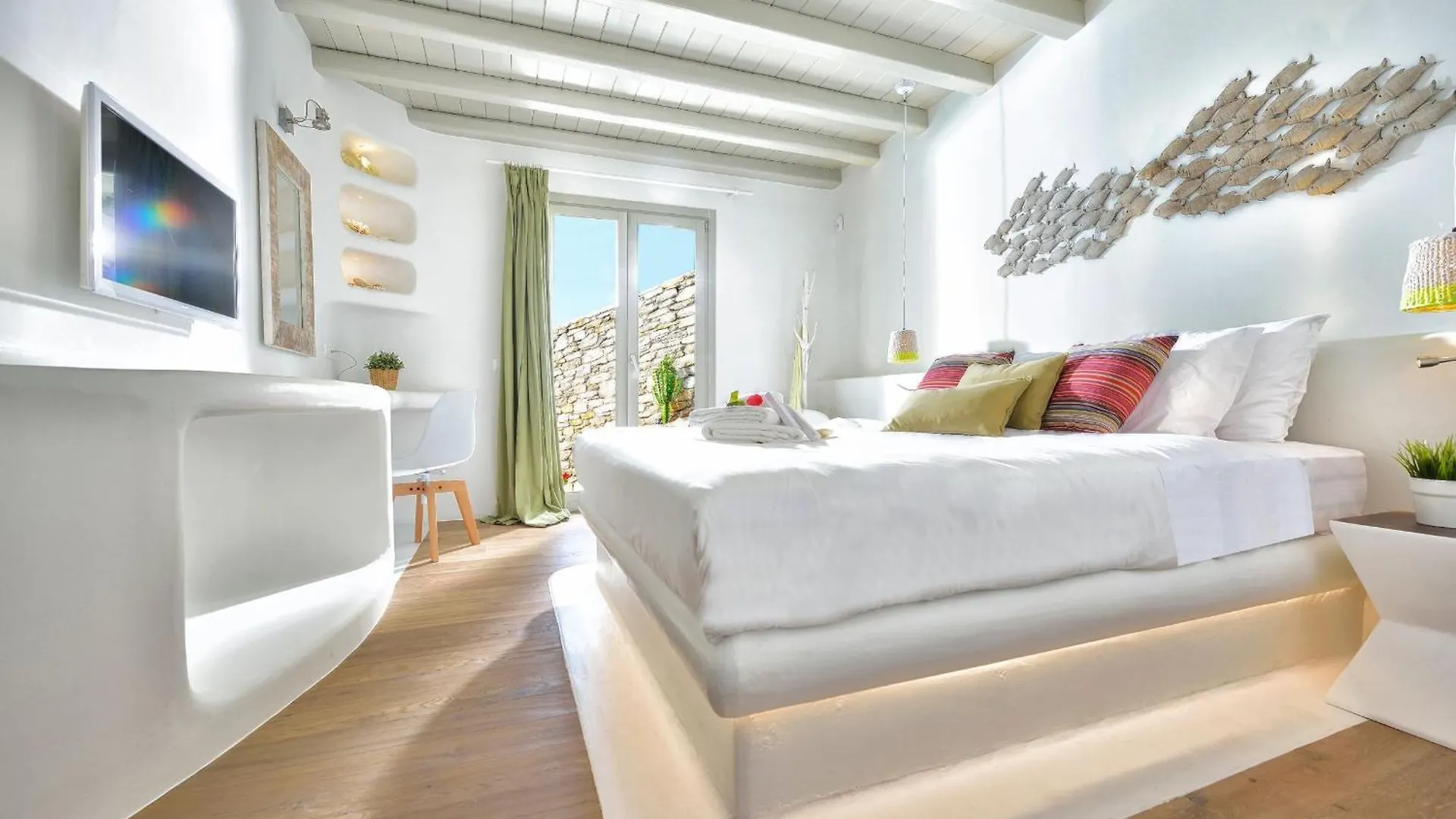 Outstanding Mykonos Villa 6 Bedrooms Villa Agamemnon Sauna Jacuzzi Panoramic Sea Views Elia  اليونان