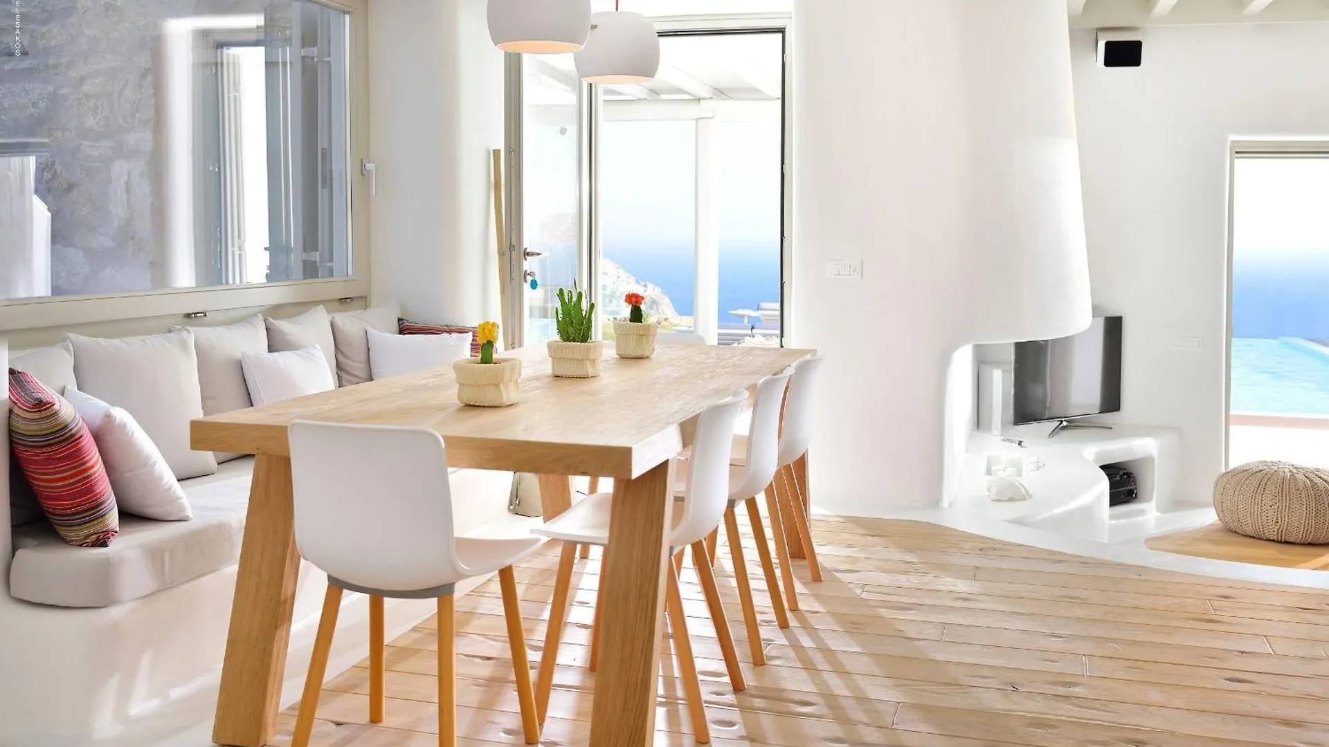 Outstanding Mykonos Villa 6 Bedrooms Villa Agamemnon Sauna Jacuzzi Panoramic Sea Views Elia  0*, Elia (Mykonos) اليونان